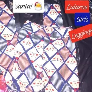 Lularoe santa 🎅print leggings